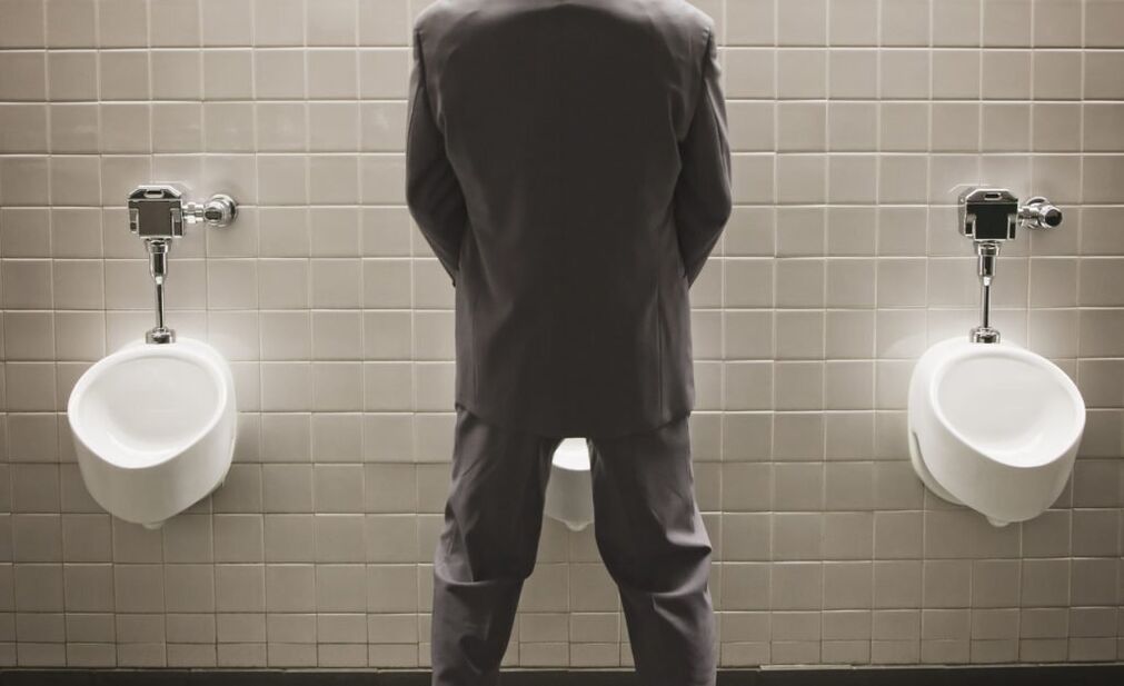 Problemer mat Urinatioun wéinst Prostatitis